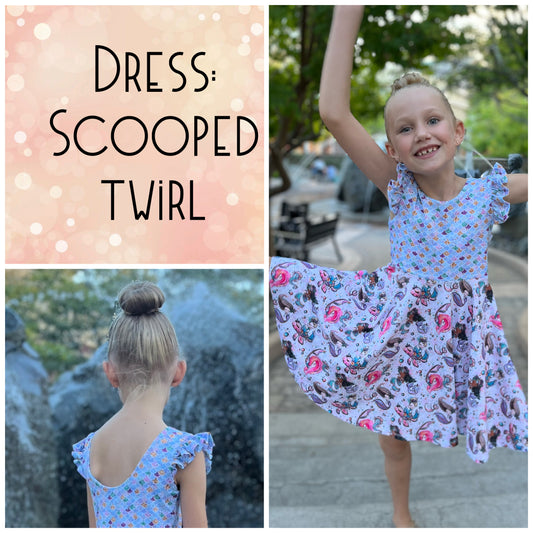 Dress - Scooped Twirl