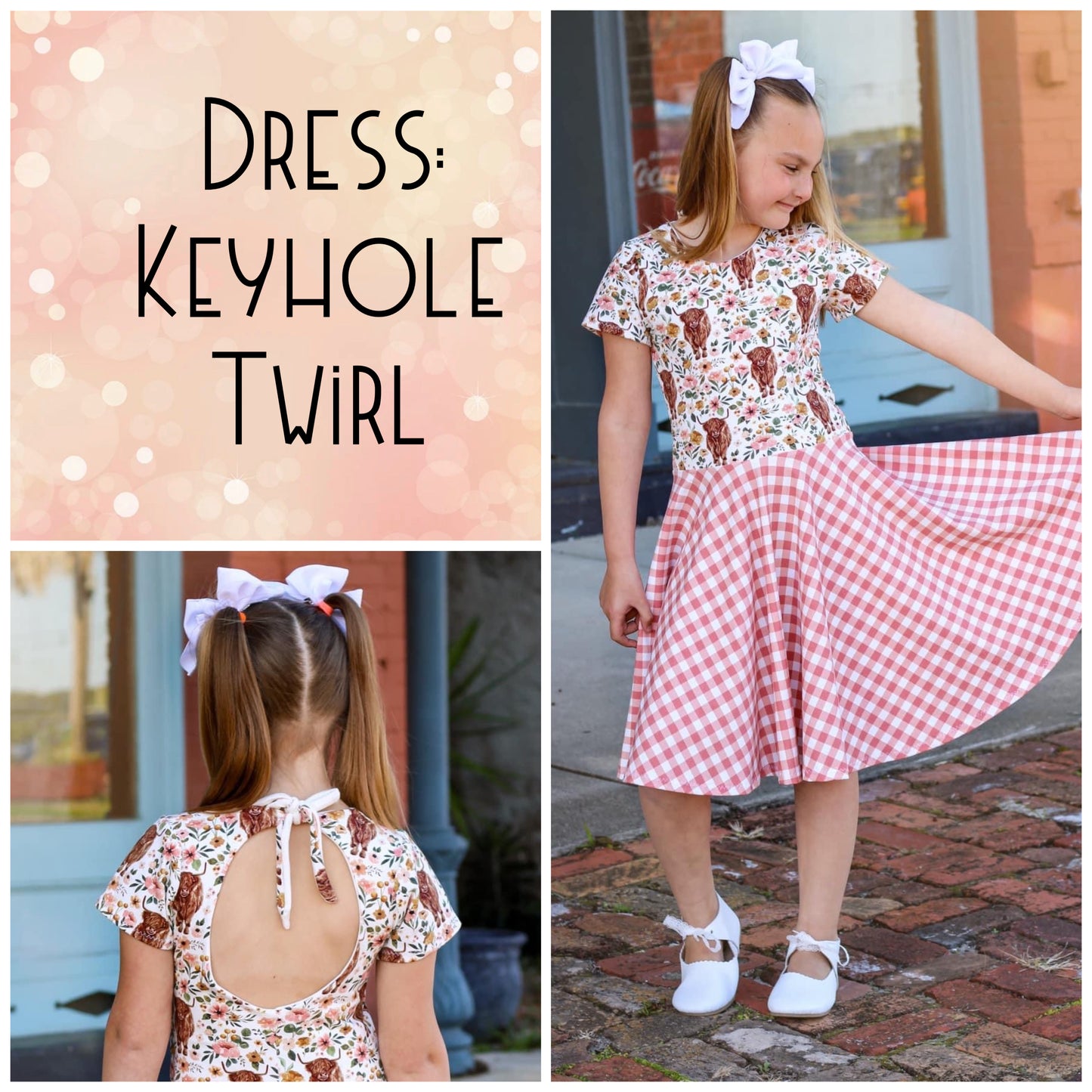 Dress - Keyhole Twirl