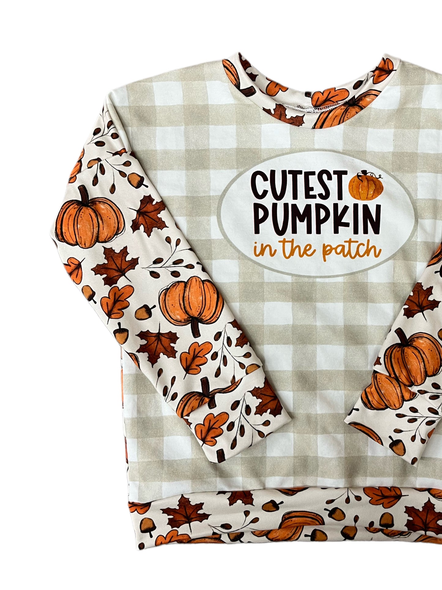 Snuggle Top: Cutest Pumpkin • RTS