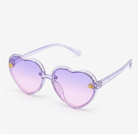 Purple Hearts Sunnies • RTS