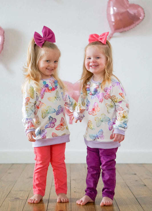 Butterfly Fleece Snuggle • RTS