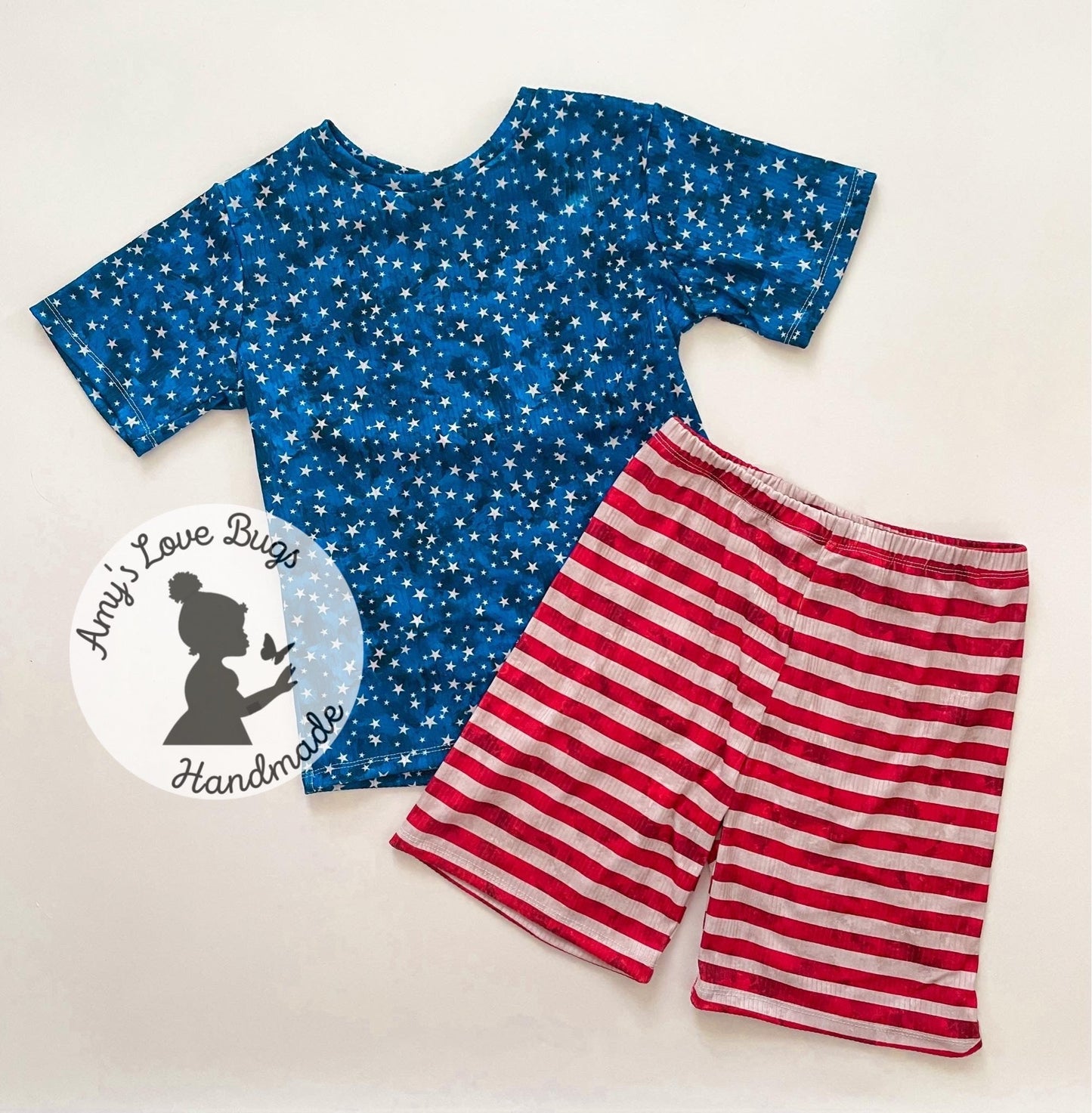 Cozy Set with Boy Shorts: Freedom • RTS