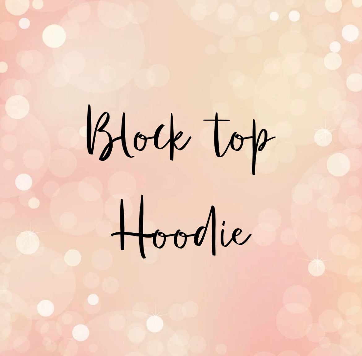 Block Top Hoodie