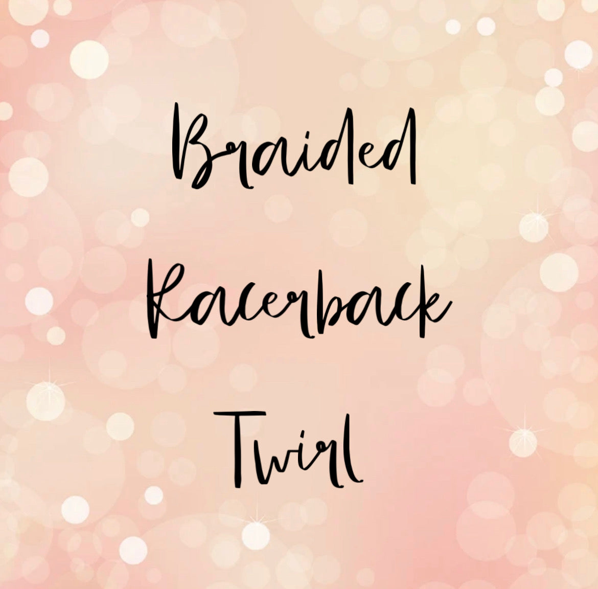 Braided Racerback Twirl