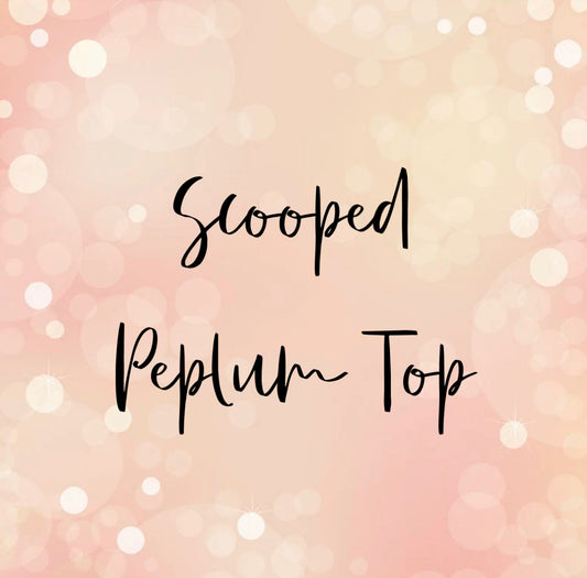 Scooped Peplum