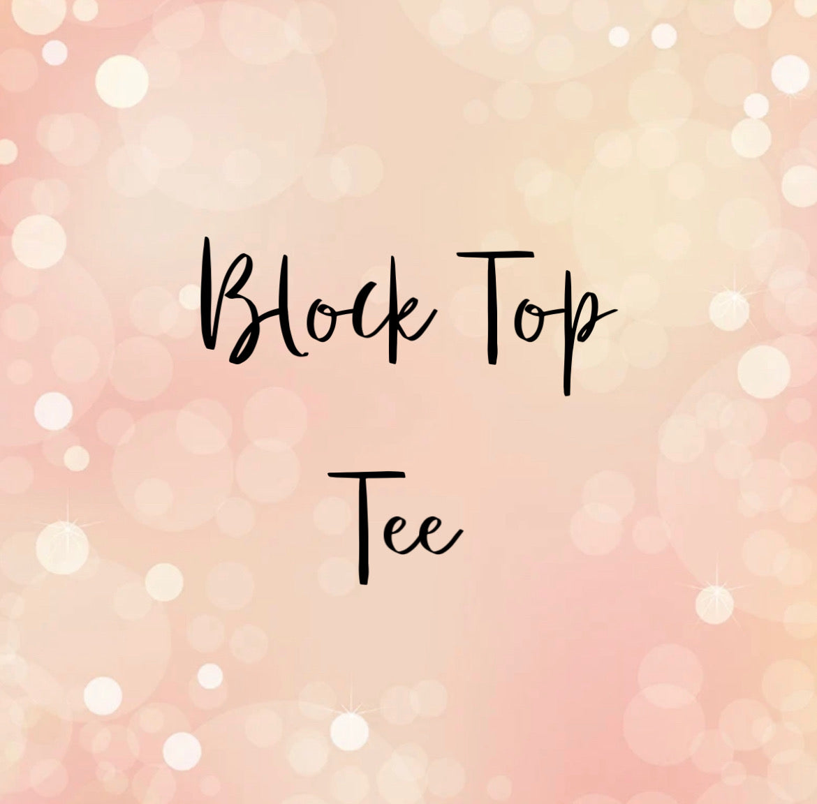 Block Top Tee